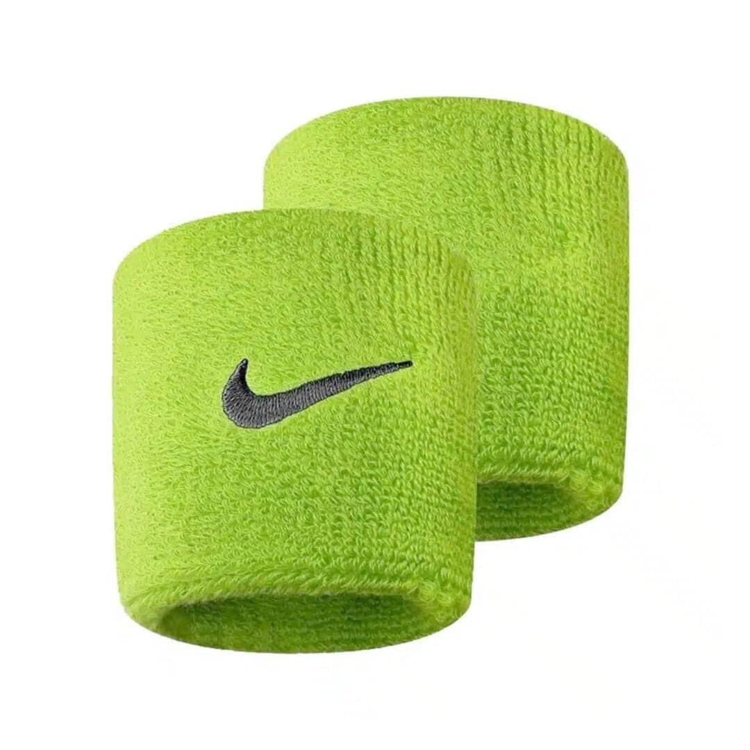 Nike  Swoosh Wristbands-Swoosh Green -Black