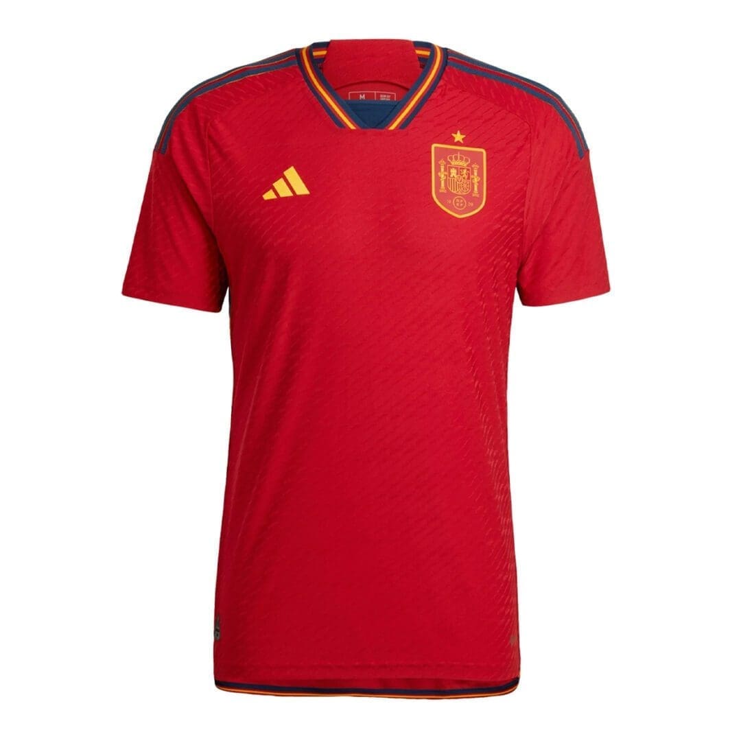 adidas Spain Men's Authentic Home Jersey World Cup 2022