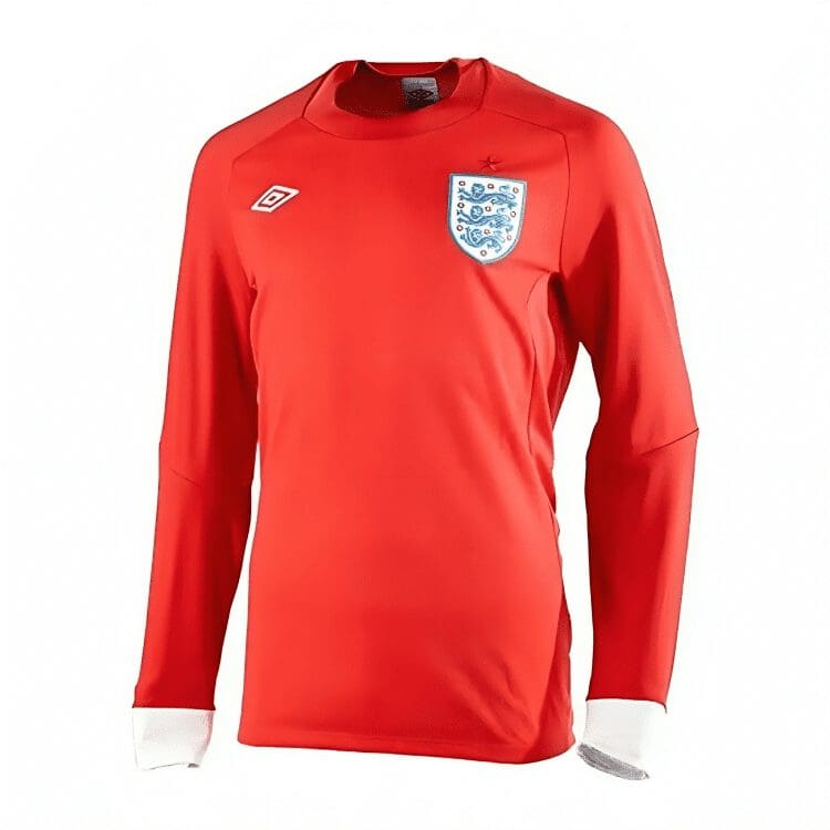 Umbro England Men's Away Long Sleeve Jersey World Cup 2010