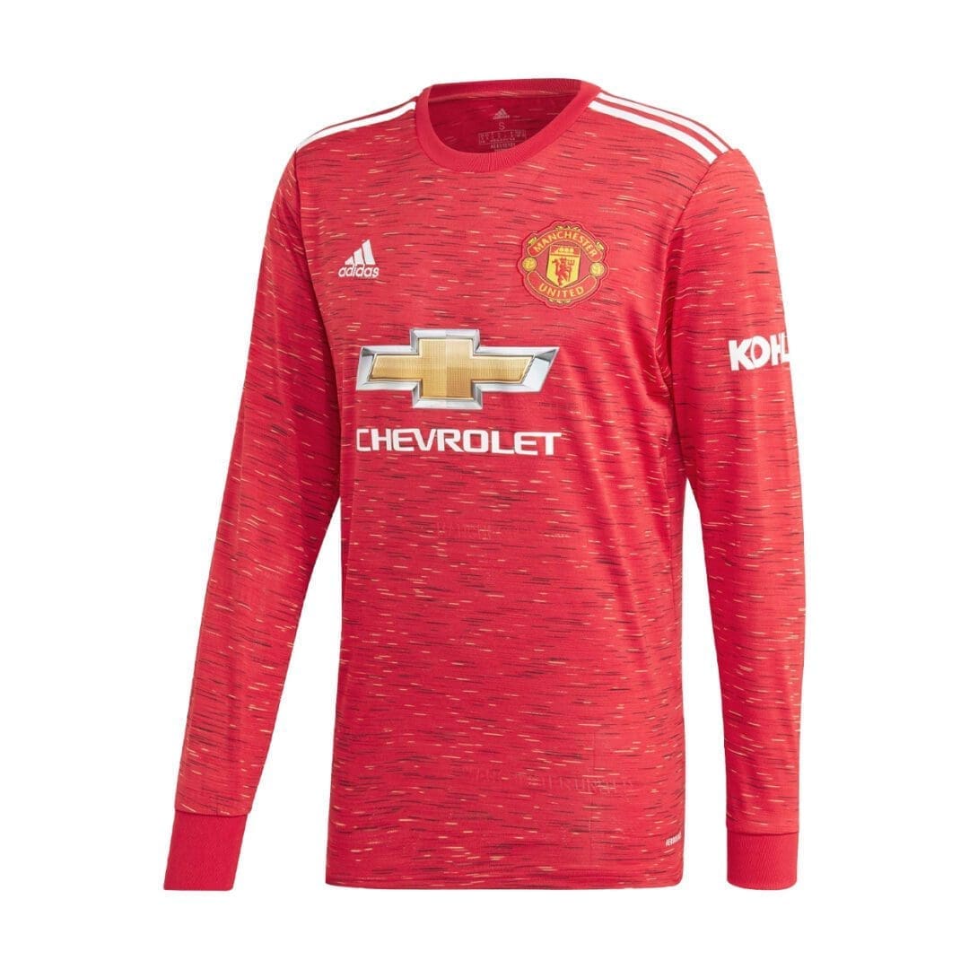 adidas Manchester United Men's L/S Home Stadium Jersey 2020/21