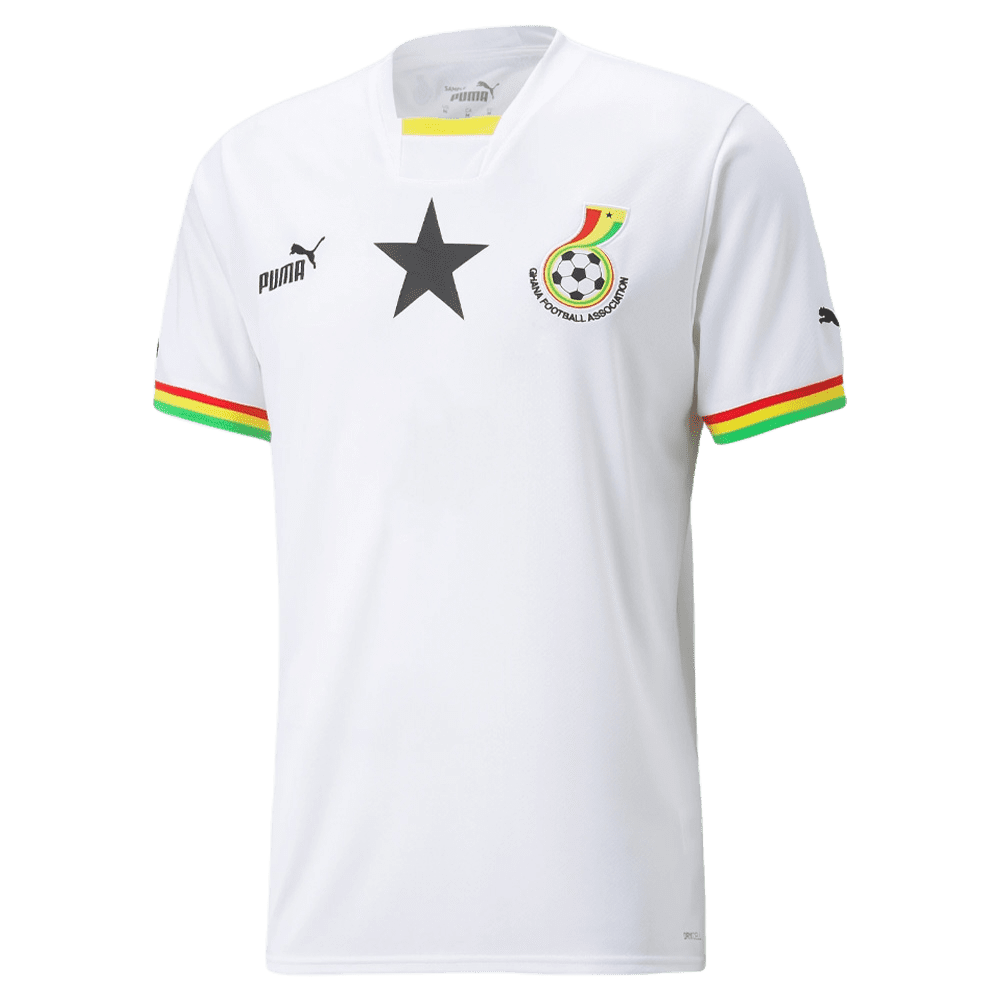 Puma Ghana Home Replica World Cup Men's Jersey 22/23