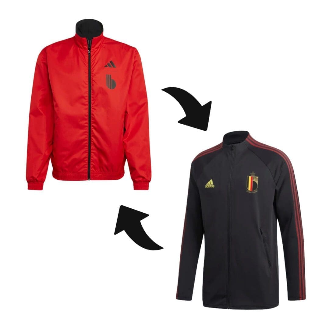 adidas Belgium Men's Reversible Anthem Jacket 2022/23