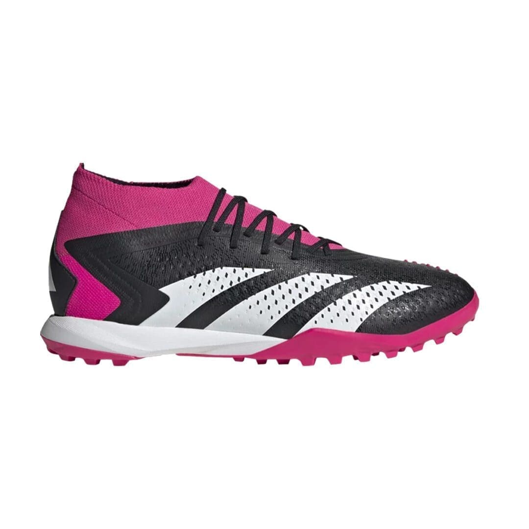 adidas Predator Accuracy .1 Turf Shoes (Core Black / Shock Pink 2)