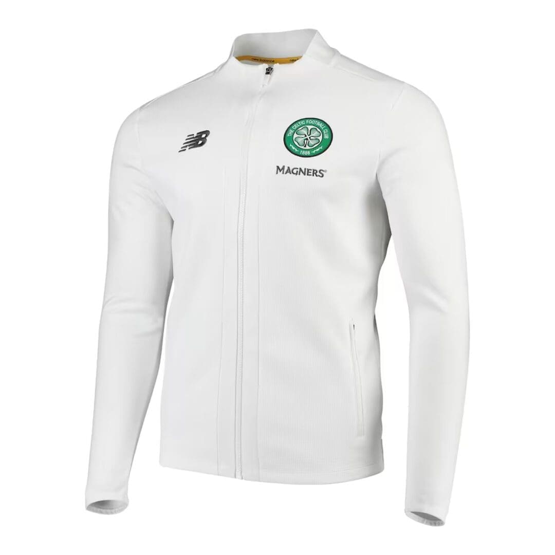New Balance Celtic Men's Full-Zip Jacket (White)