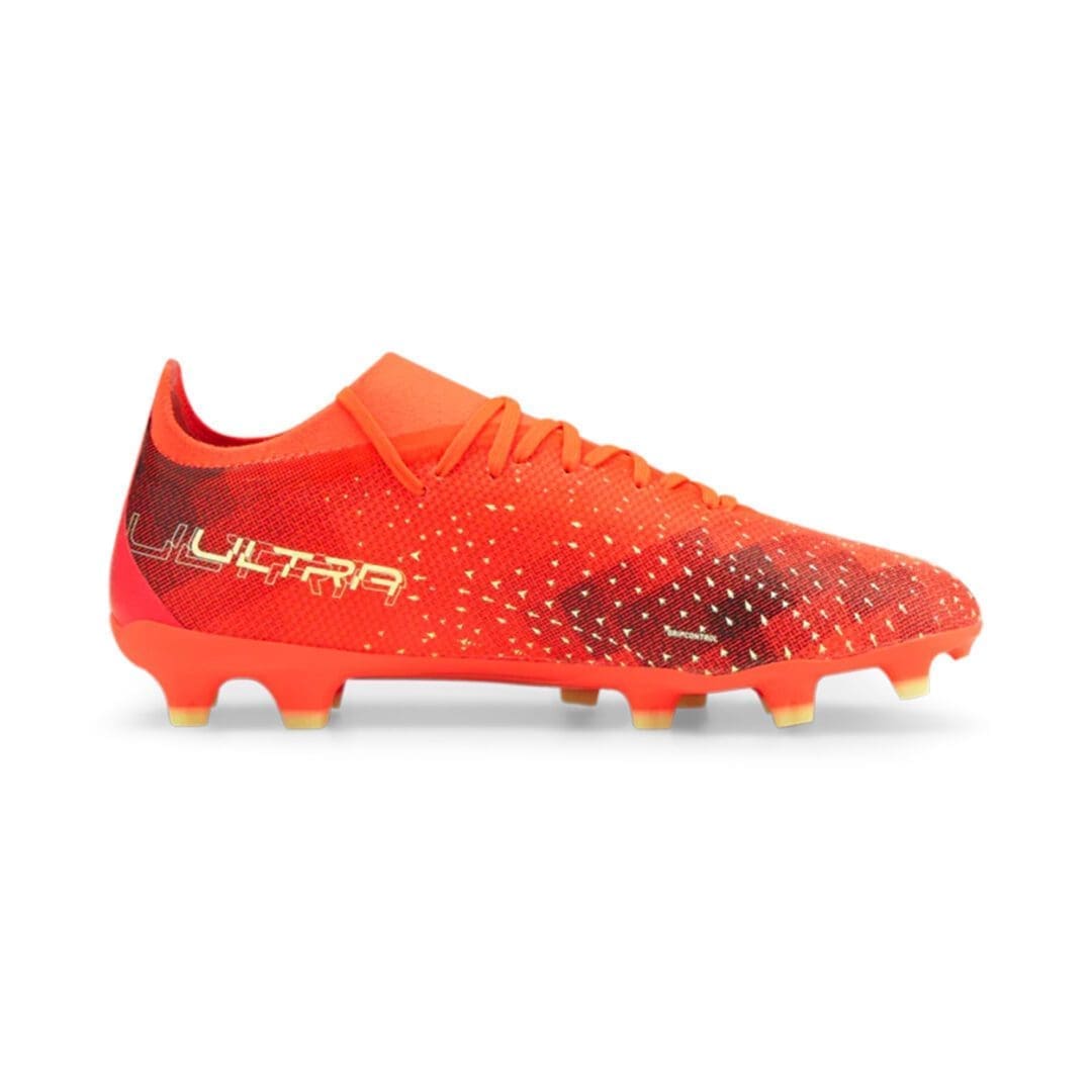 Puma Ultra Match FG/AG Cleats (Fiery Coral/Puma Black)