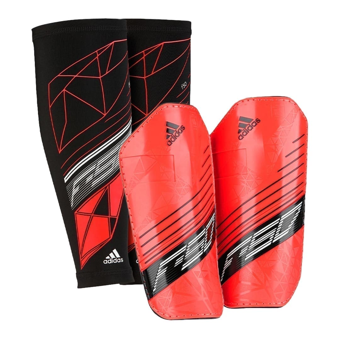 adidas F50 Messi Pro Lite Shin Guards (Black/Red)