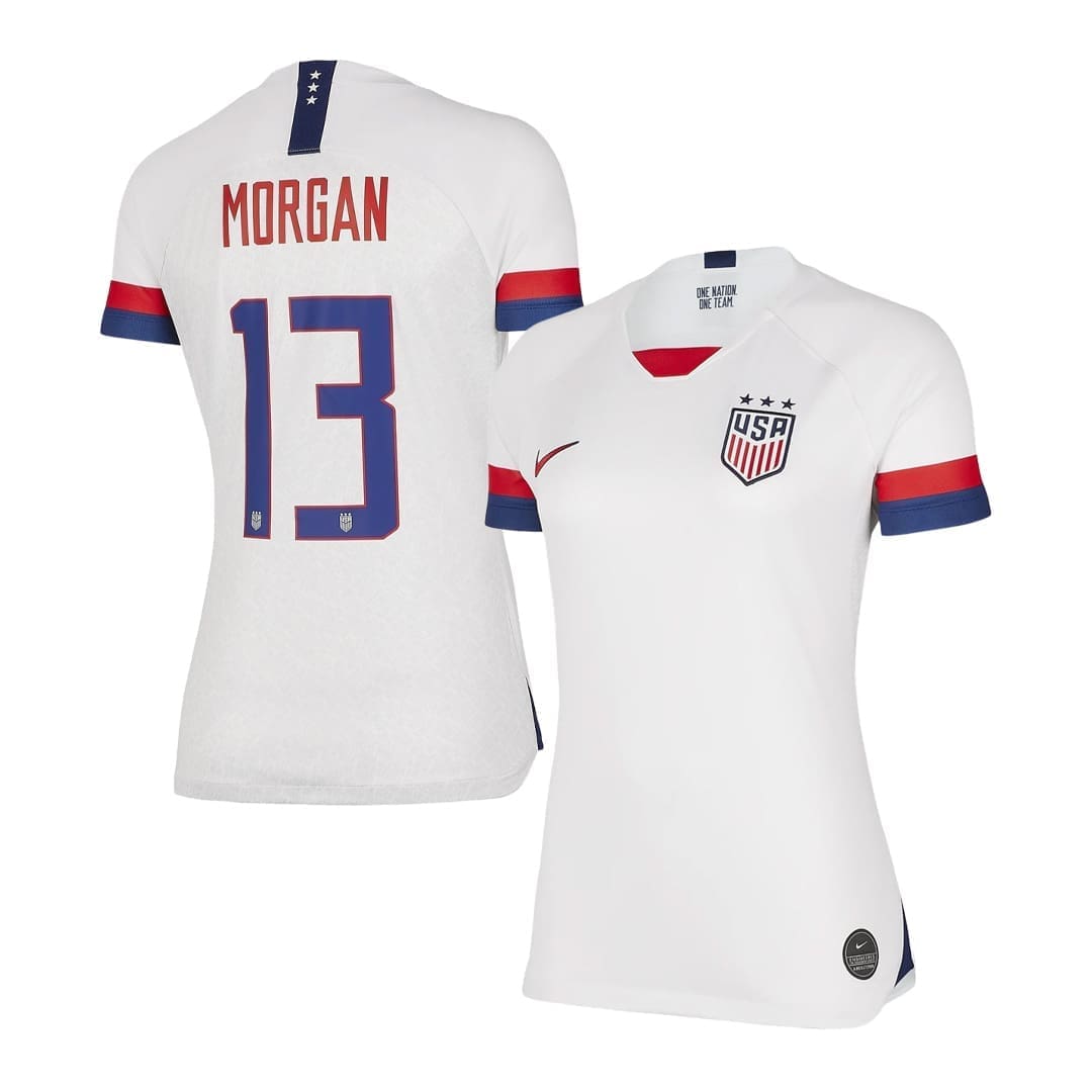NIKE USA Women's Home Morgan #13 Jersey (Women's World Cup 2019)