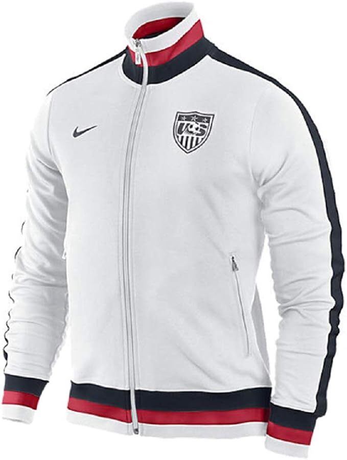 Nike USA Men's Team Jacket - White/Red/Blue