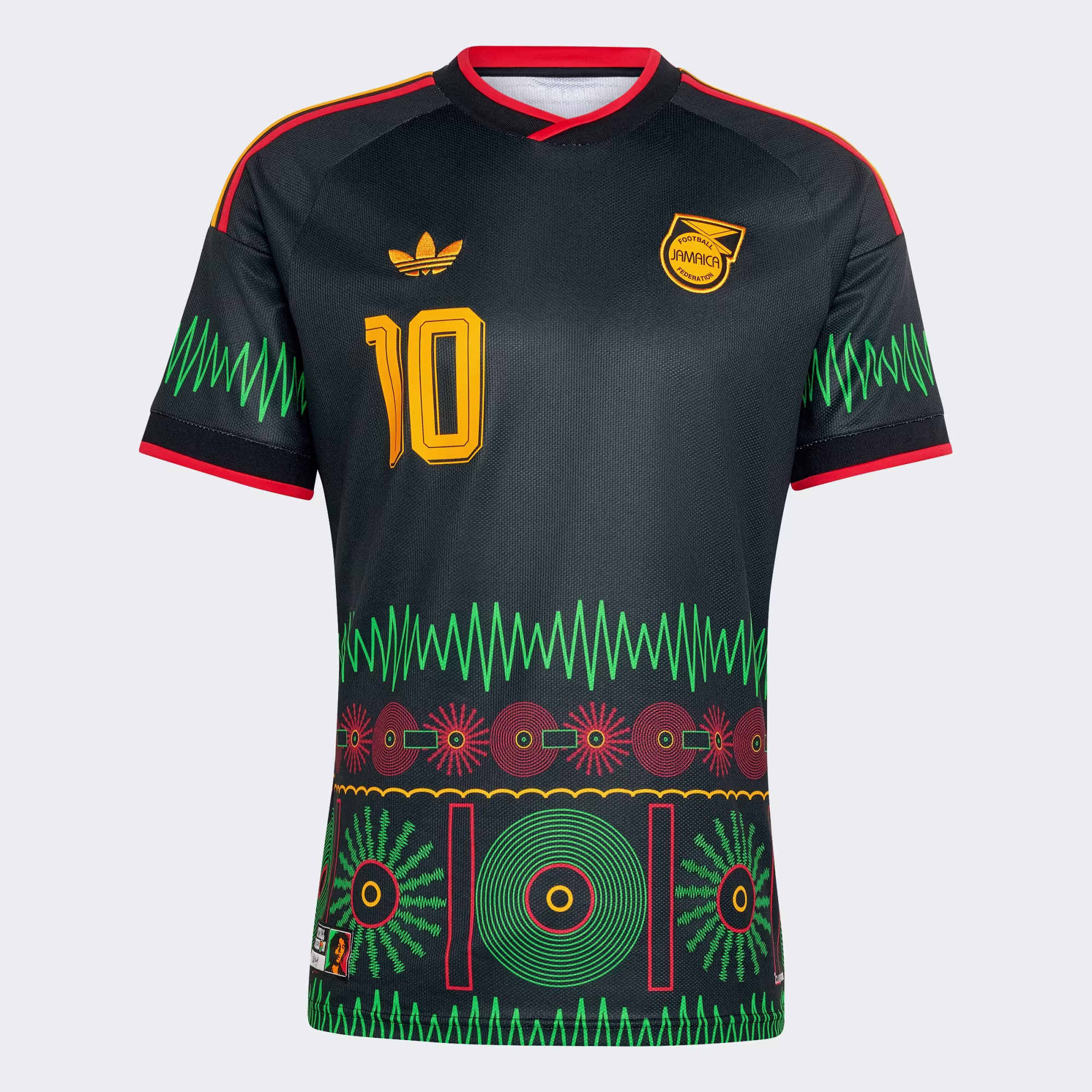 adidas Jamaica 2026 x Bob Marley #10 Away Jersey