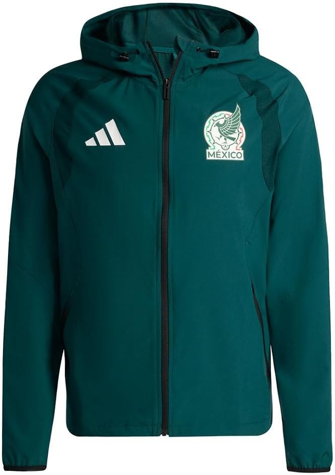 adidas Men's Mexico Tiro Travel Full Zip Windbreaker