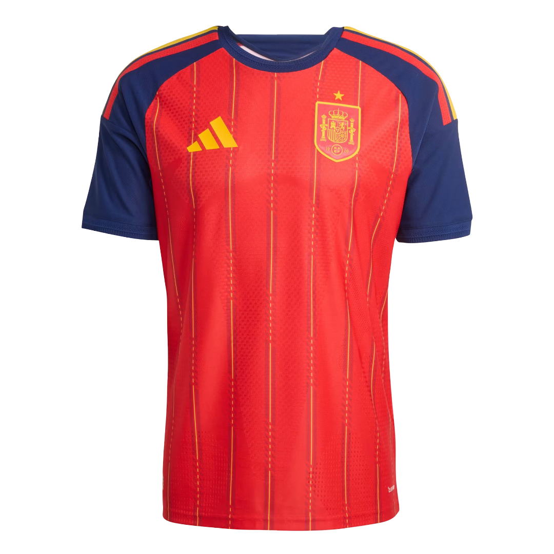 adidas Spain Mens Home Authentic Jersey 26/27
