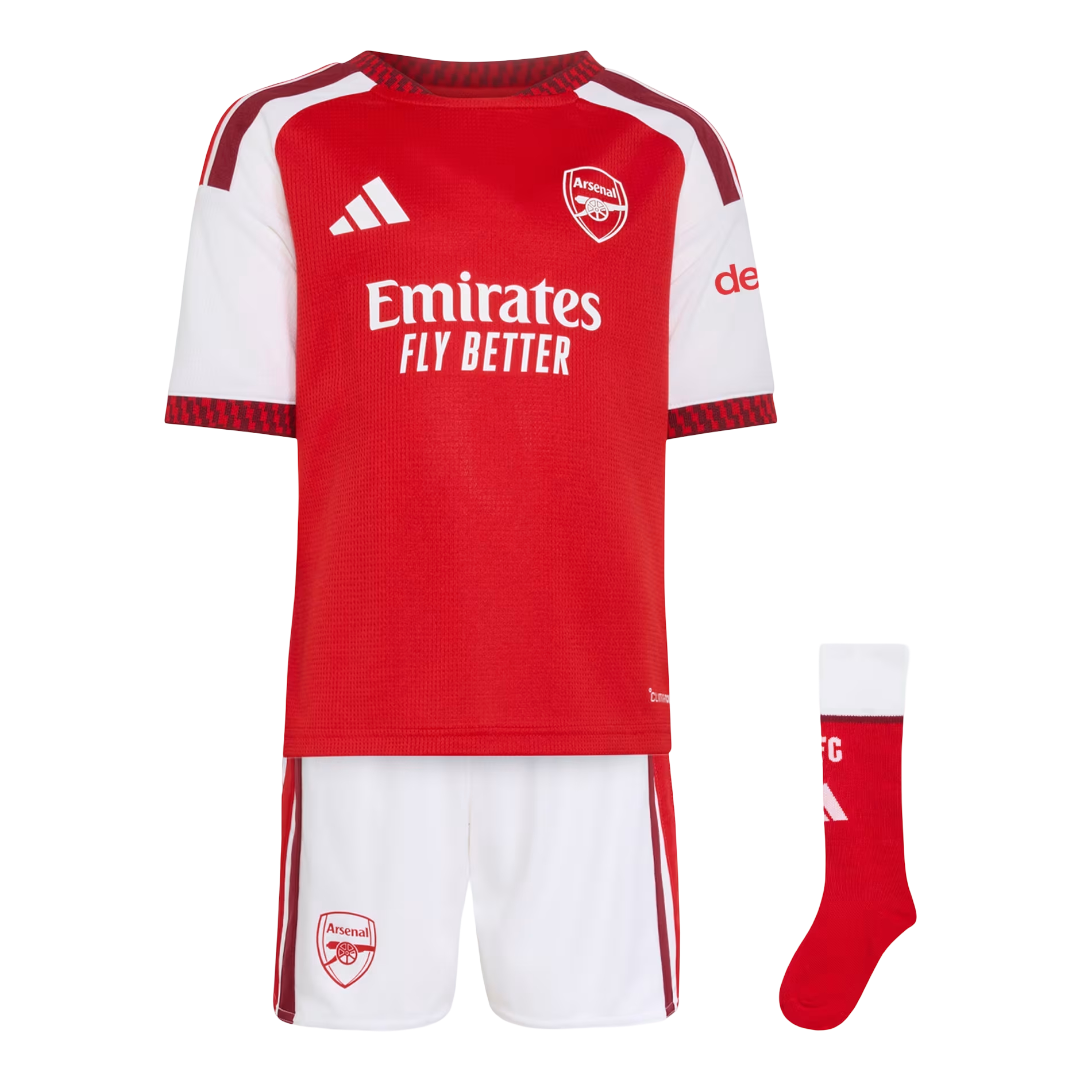 adidas Arsenal FC 26/27 Home Kids Mini Kit Set