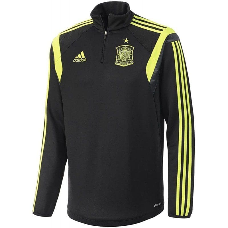 adidas Spain Training Jacket Top World Cup 2014 Black/Neon