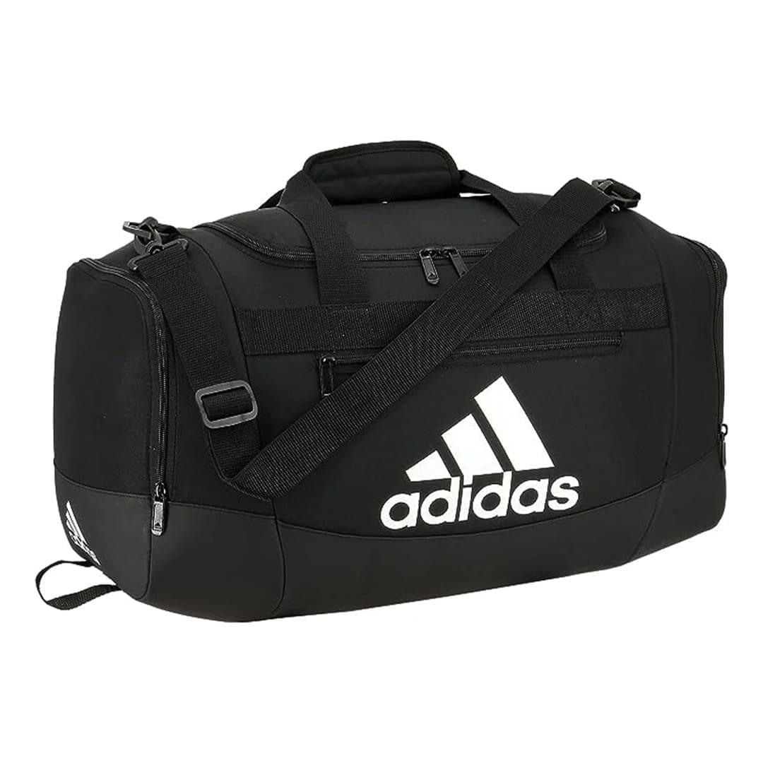 adidas Defender IV Small Duffel Bag (Black)
