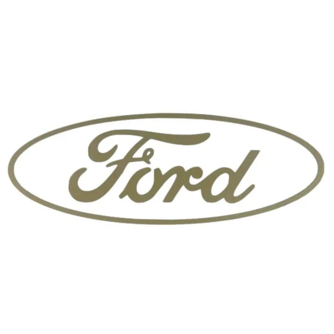 LAFC MLS Ford Logo Patch Dark Gold 23/25