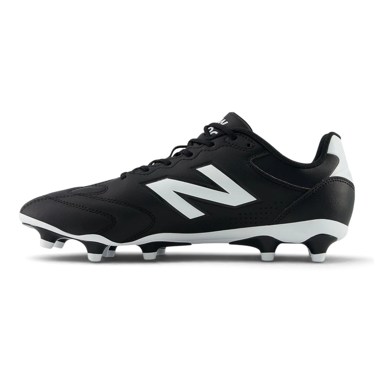 New Balance 442 Team V3 FG Soccer Cleats, Black/White